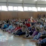 Dinnyés József a tornaljai alapiskolában