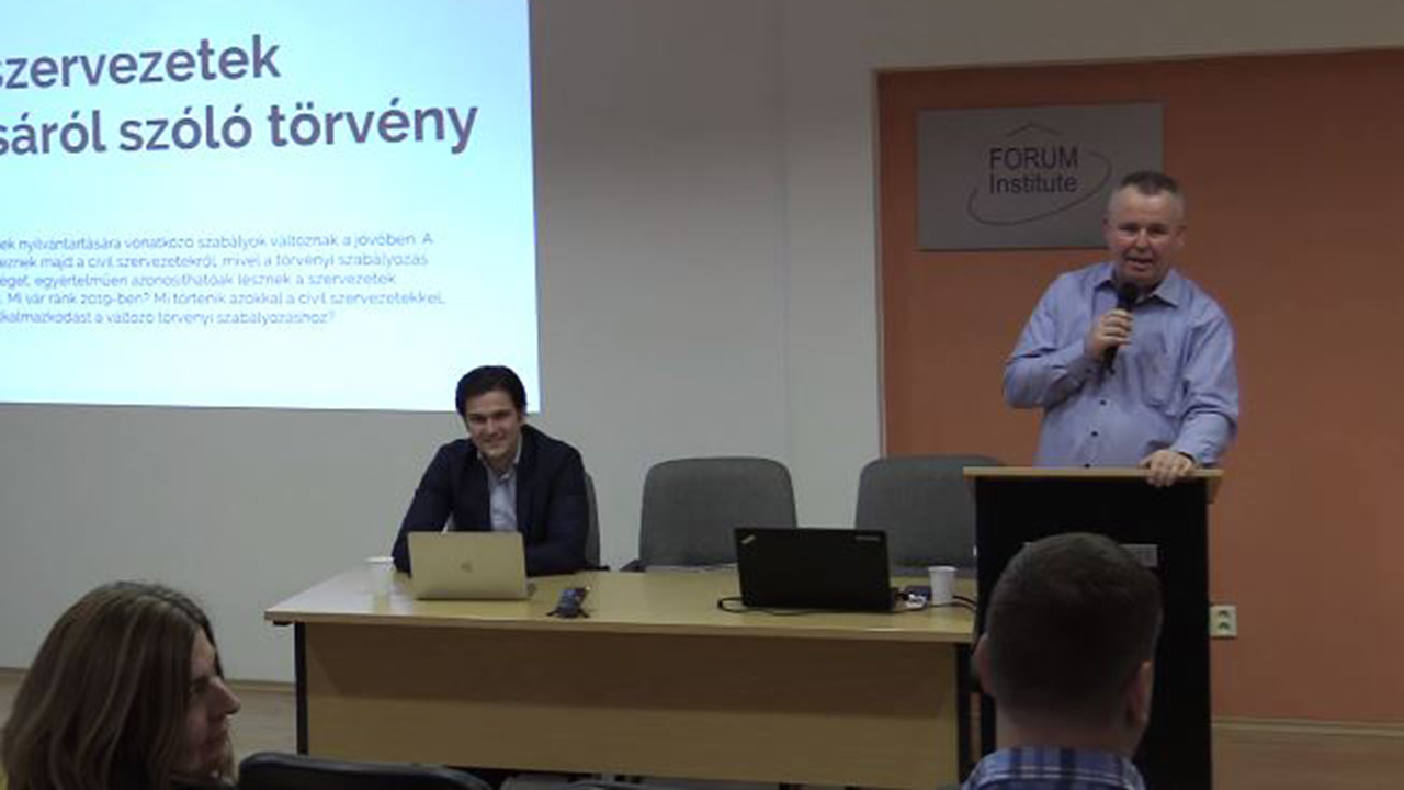 a civil szervezetekre vonatkozó törvényi szabályváltozások hatásai