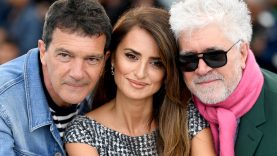 Antonio Banderas, Penelope Cruz és Pedro Almodovar (Fotó: getty Images)