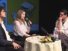Matrka Simon, Török Bianka, Gyenes Gábor a Könyvszakmai Szövetség rendezvényén
