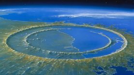 Chicxulub-kráter a Yucatan félszigeten