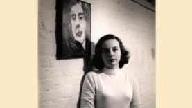 Grace Hartigan önarcképe előtt, 1951