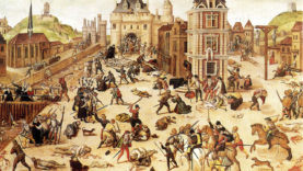 A Szent Bertalan-éj ábrázolása François Dubois festményén