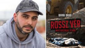 Barak Dávid – Somogyi Tibor portréfotója a szerzőről és a könyv borítója