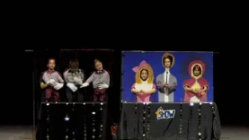 A zene az kell (kartonszínház)