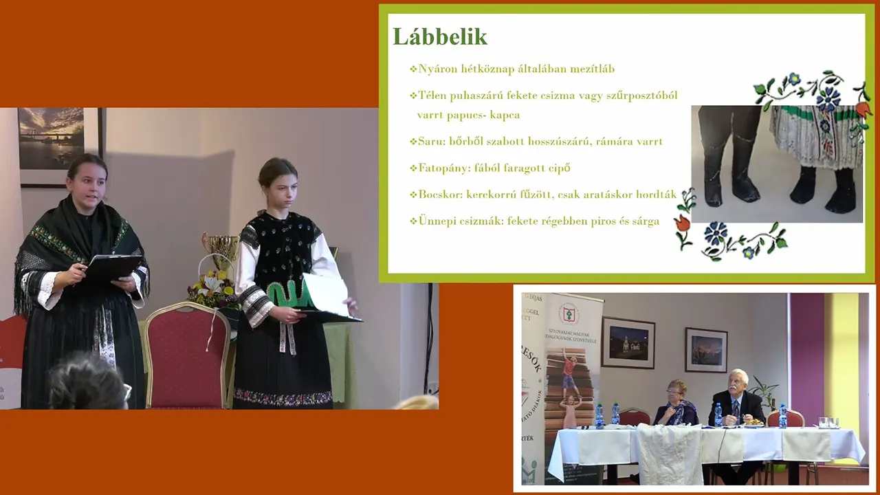Vadkerti Kincső, Melečky Dorka – Zobor vidéki népviselet